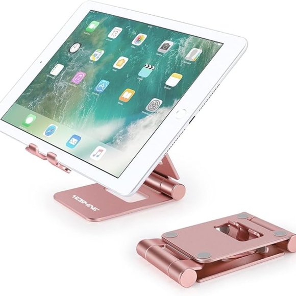 Adjustable Tablet/Phone Stand- Rose Gold - Picture 1 of 9